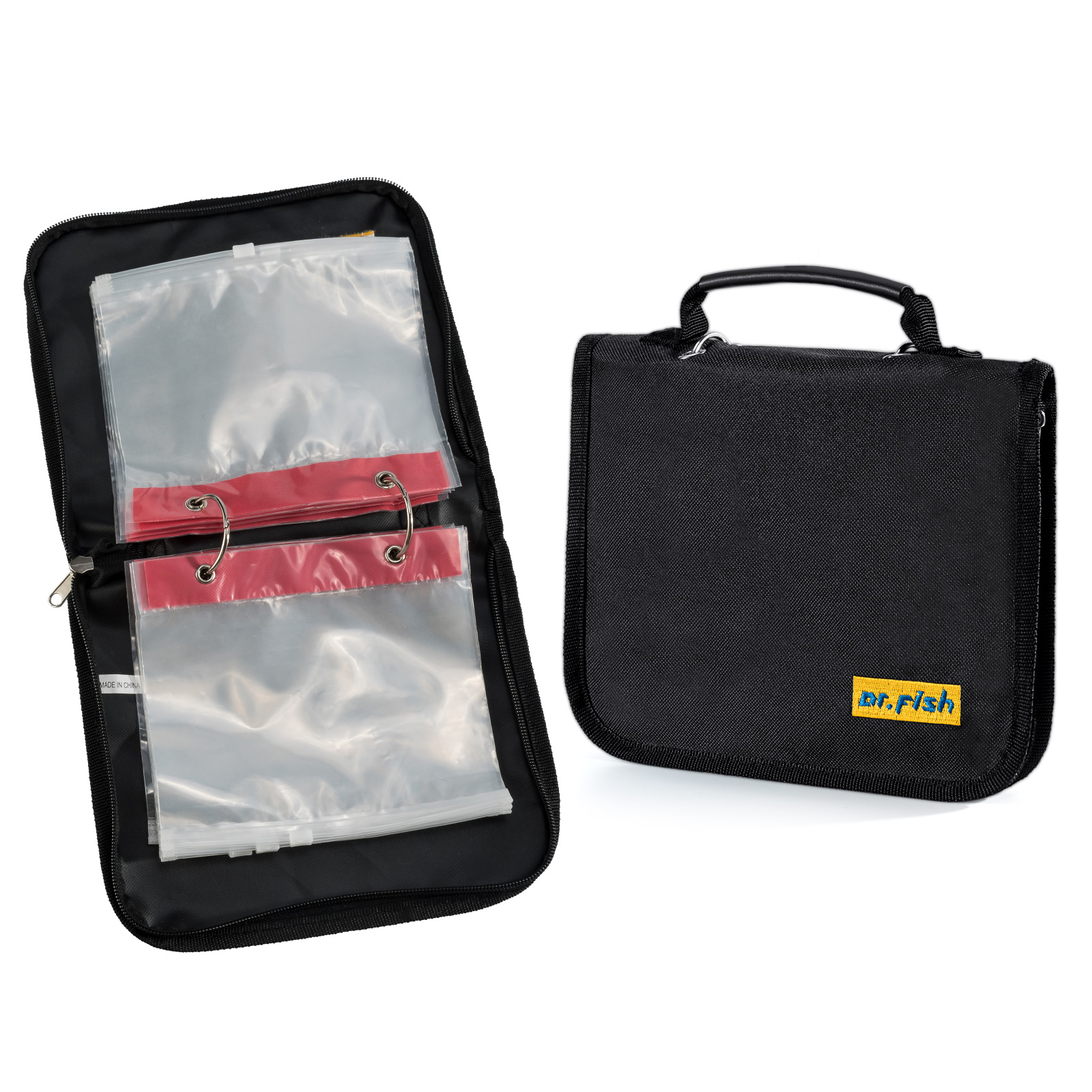 Fishing Bag Waterproof - 釣りソフトルアーバッグキャンバス防水ソフト餌バインダー収納釣具スパンコールジグワームスピナーベイトバッグ折りたたみ