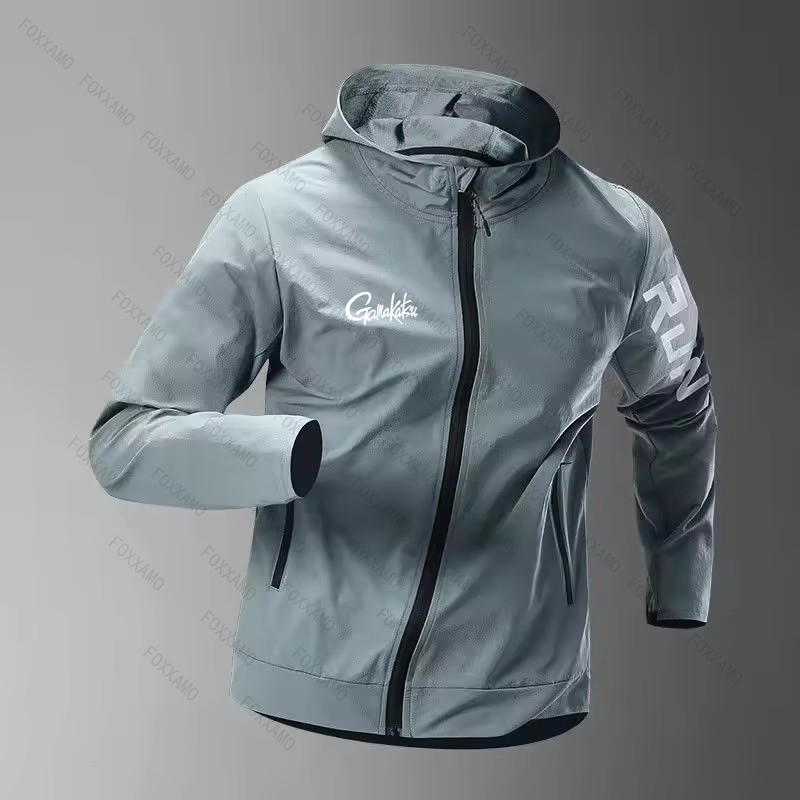 Fishing Jacket Waterproof - がまかつ釣りメンズジャケット防風スポーツコート春秋防水速乾防雨サイクリングウインドブレーカーコート
