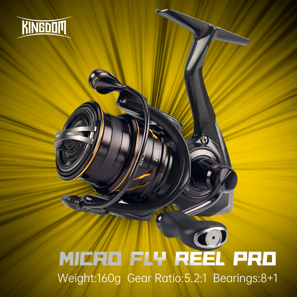 Abu Garcia Reel Revo - キングダム マイクロ フライ プロ フィッシング スピニングリール
