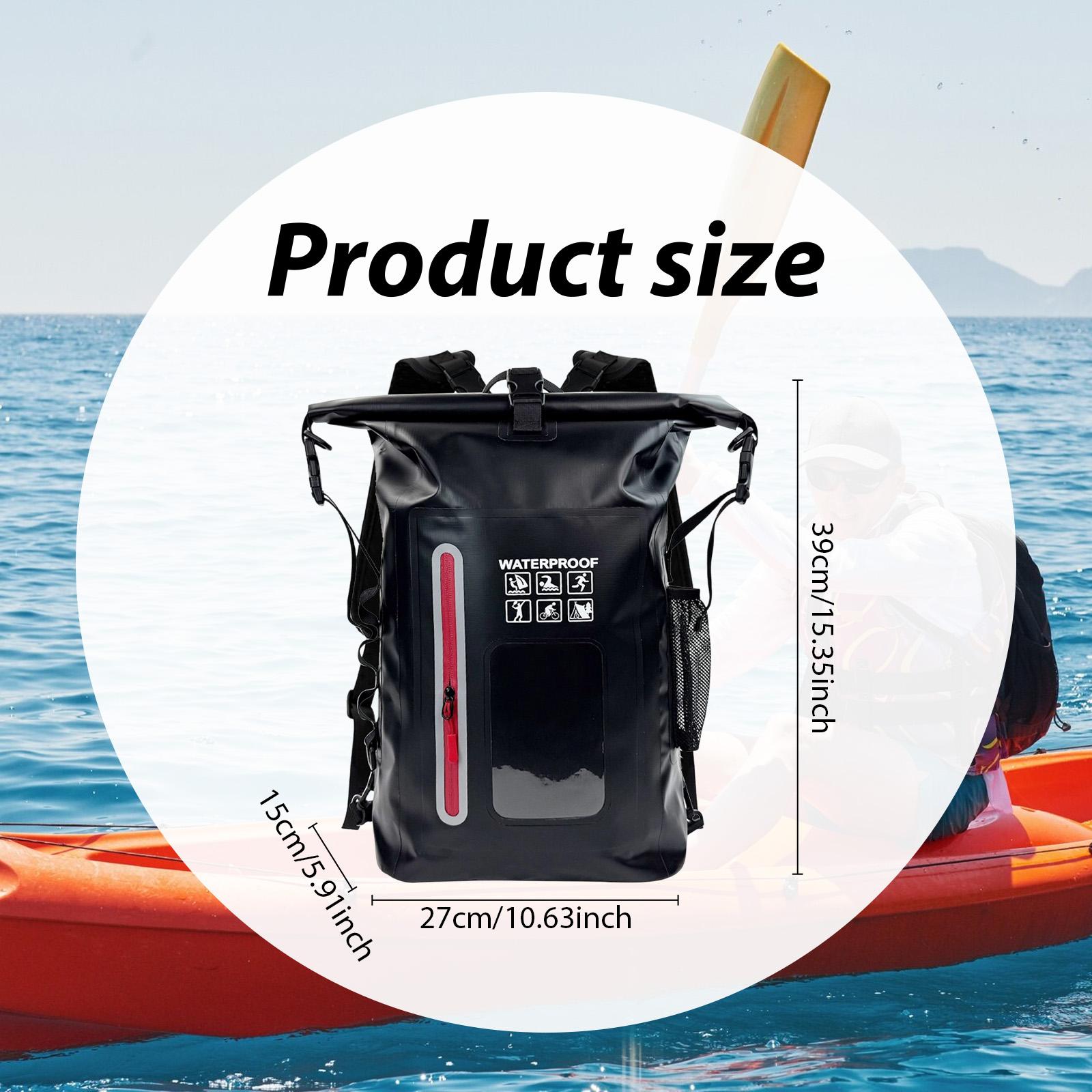 Fishing Bag Waterproof - 防水ドライバッグ 防水バックパック 防水収納バッグ カヤックフロートバッグ 釣り用