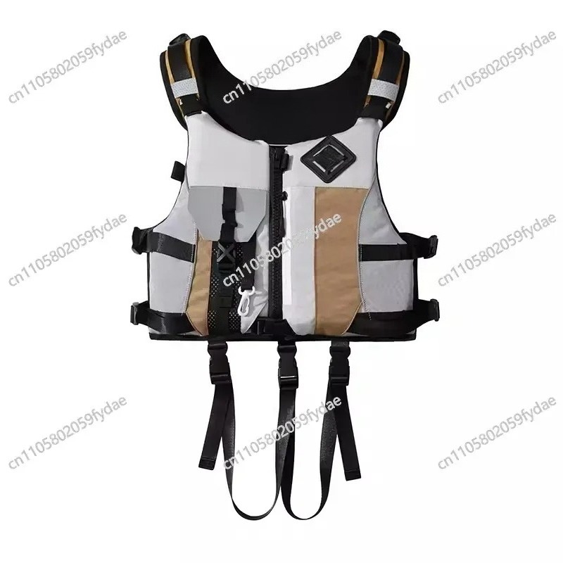 多機能ライフスーツ 大人用マルチストラップ大型浮力付き海釣り - Fishing Vest のレビューと価格