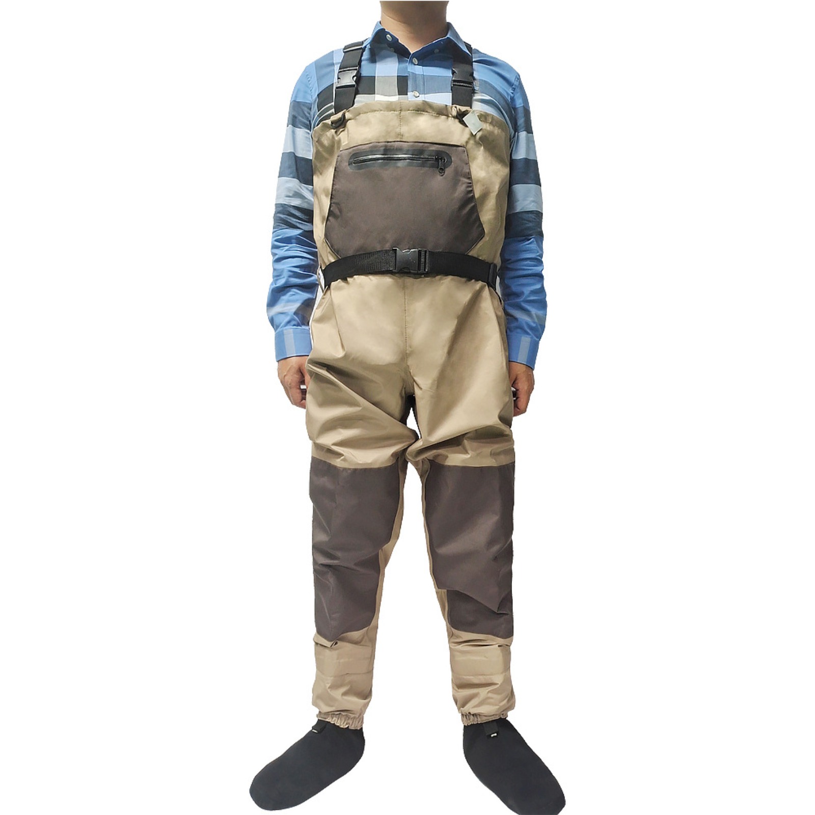 Goture 3層構造の通気性・防水性のあるチェストウェーダ - Fishing Waders のレビューと価格
