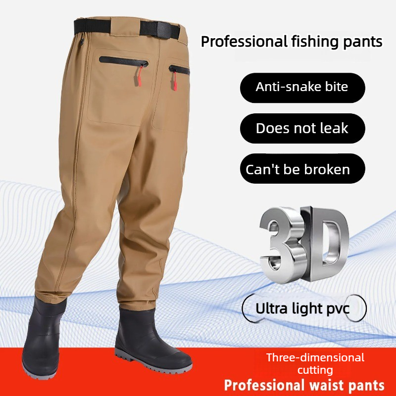 メンズ防水釣り用ウェーダーパンツ、ナイロン製ハーフボディウエ - Fishing Waders のレビューと価格