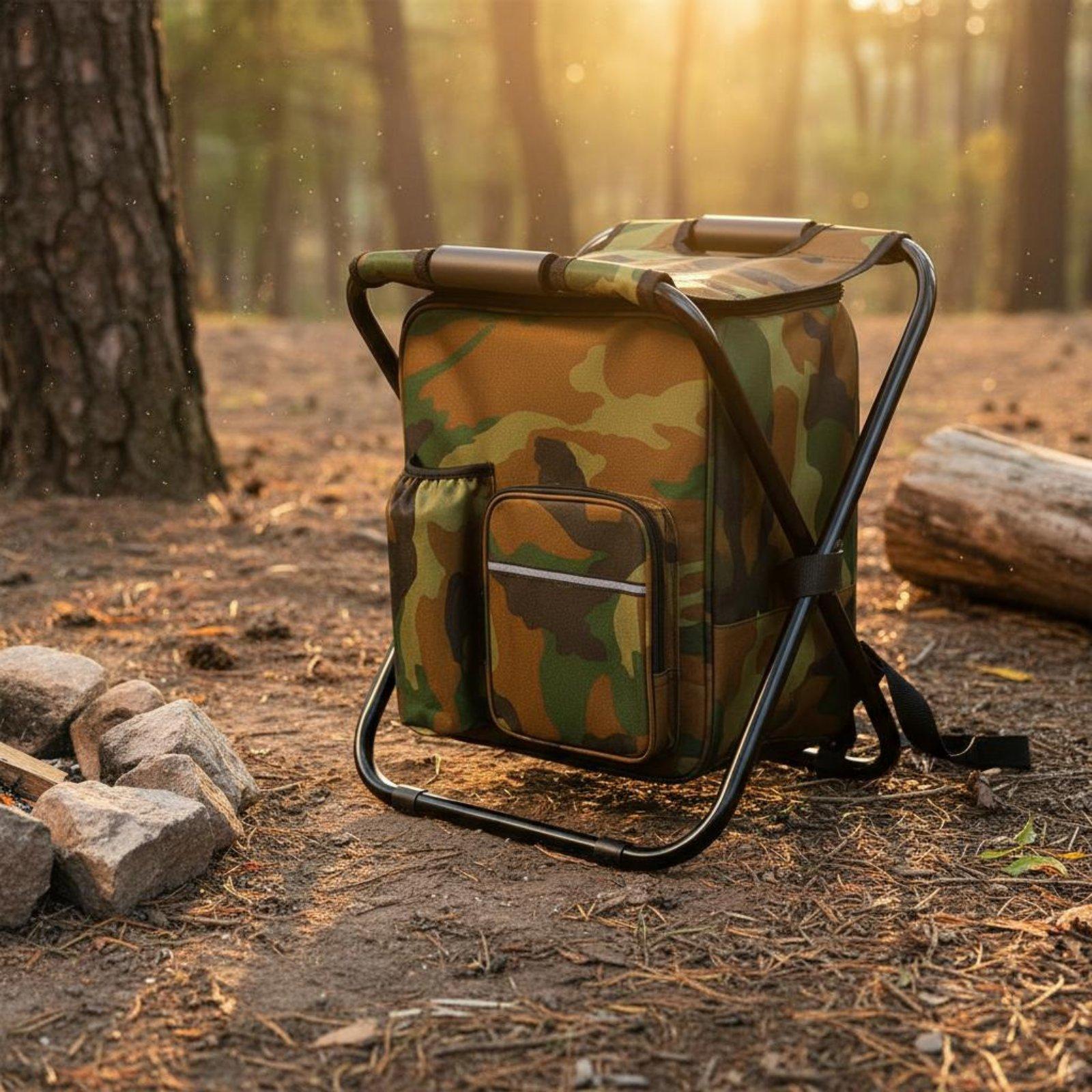 バックパックチラースツール折りたたみ式デザインバックパックチ - Fishing Backpack のレビューと価格