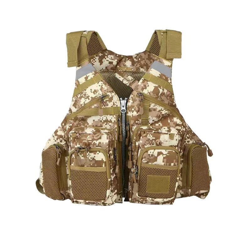 釣り用スーツ ボートベスト コート 釣り機能付き マルチポケ - Fishing Vest のレビューと価格